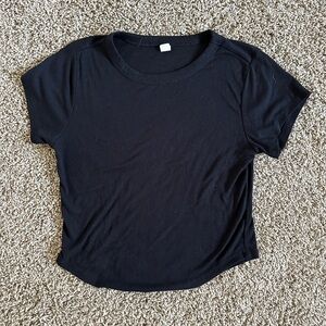 Black Active Wear T-shirt